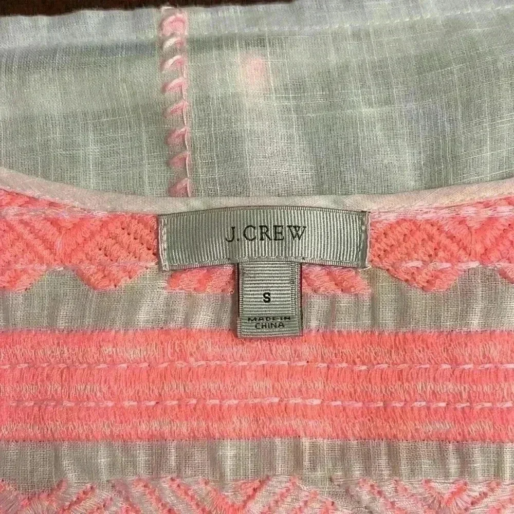 J.Crew embroidered tunic